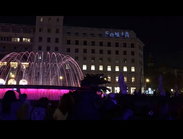 шоу фонтанов в Барселоне