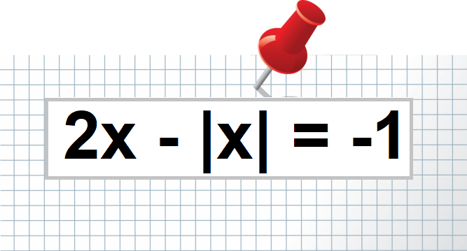 уравнение с модулем икс